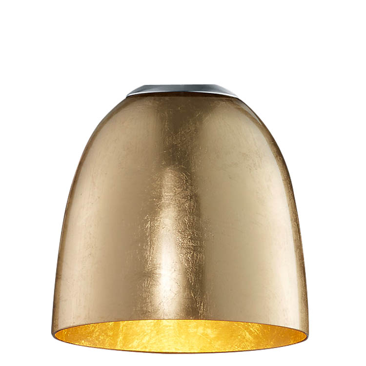 Trio Ersatzglas Ø 18cm für Leuchten-Serie Ontario Glasschirm goldfarbig-foliert 305290179 305200379