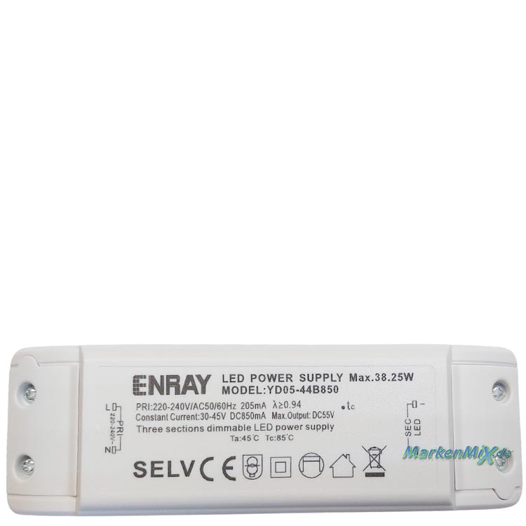 Trio Ersatz-Treiber zu Leuchten Serie Celeste 38,25W LED Driver für Pendelleuchte 354910432 / 354910465