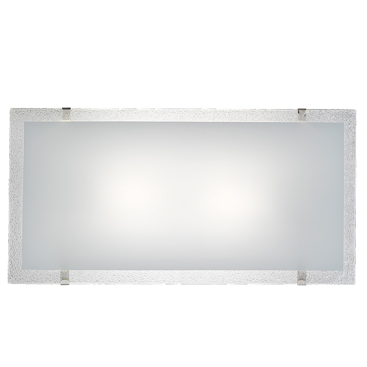Trio Ersatzglas 92506 Glas weiß 40cm x 20cm für Wandleuchte 203600200