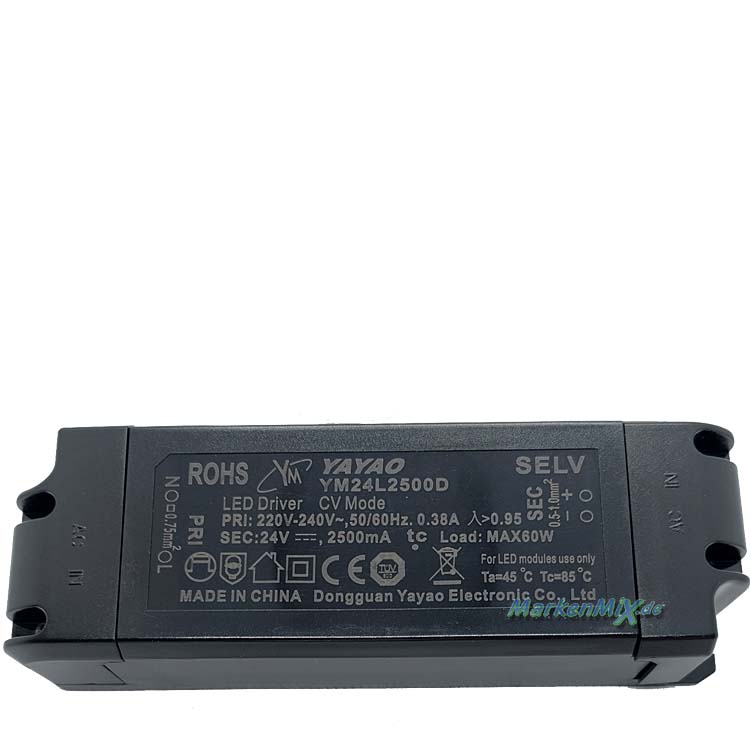 Trio Leuchten Ersatz-Treiber für LED Serie Zeno Deckenleuchte 648310705 / 648310732 / 648310780