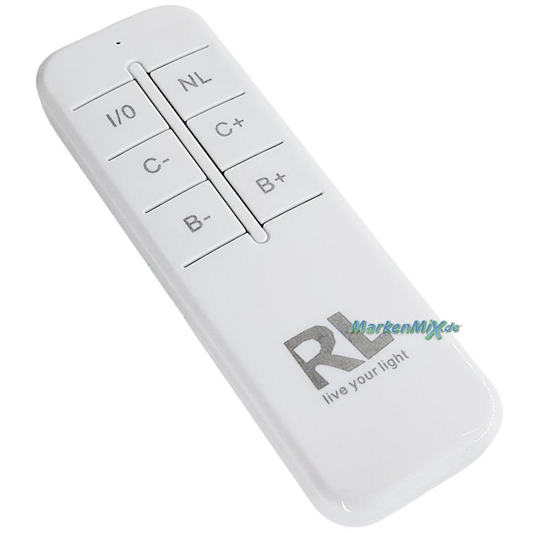 RL Reality Ersatz Fernbedienung 93815RD Remote control für LED Serie Pomp R37341106 / R37349106 / R67341106 / R6734910