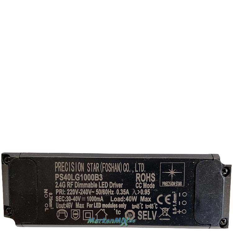 Trio Ersatz-Treiber zu Leuchten Serie Pebble 40W LED Driver für Deckenleuchte 643110131 / 643110132