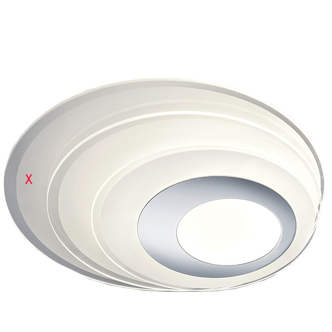 Trio Ersatzglas 92536-35 Glasscheibe 35cm für ECLIPSE Deckenleuchte 622311206