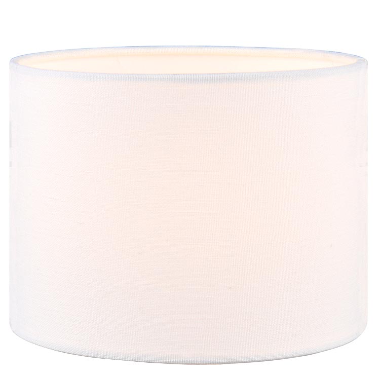 Reality Leuchten Stoffschirm Ø 18cm weiß für Tischleuchte Melva R51771031 Lampenschirm für E14 