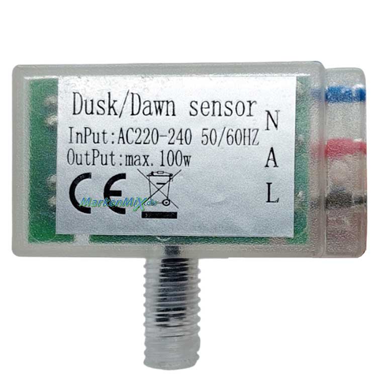 Trio Leuchten Ersatz-Sensor Dämmerungsschalter für LED-Außenleuchten-Serie Gambia Ersatzteil zu Wandleuchte 223669142 Stehleuchte 423669142 Pfosten 523669142 Trio-Lighting Arnsberg 100W Dämmerungssensor Dusk/Dawn Sensor 4017807408508