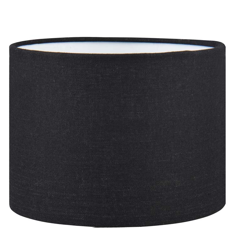 Reality Stoffschirm Ø 18cm schwarz für Tischleuchte Melva R51771032 Lampenschirm für E14