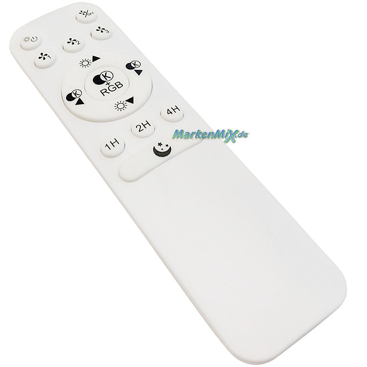 RL Reality Leuchten Ersatz-Funk-Fernbedienung NUR passend für Ventilator Stralsund mit RGB R62522987 / H3416587 Deckenventilator Ersatzteil Reality- RL-Trio-Lighting Arnsberg 4017807491128