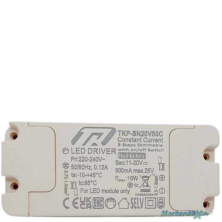 RL Reality Leuchten Ersatz-LED-Driver TsingKo TK TKP-SN20V50C für LED Wandleuchte Isabel 32W Netzteil zu R22201106 LED Ersatztrafo Ersatzteil RL-Reality-Trio-Lighting Arnsberg 4017807562057 