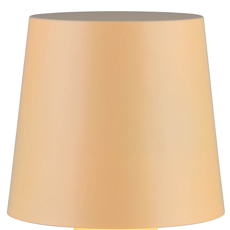 Trio Leuchten Ersatz-Schirm Ø 16cm Metall beige für Tischleuchte Nubian 562900144 Ersatzteil Trio-Lighting Arnsberg 4017807616118