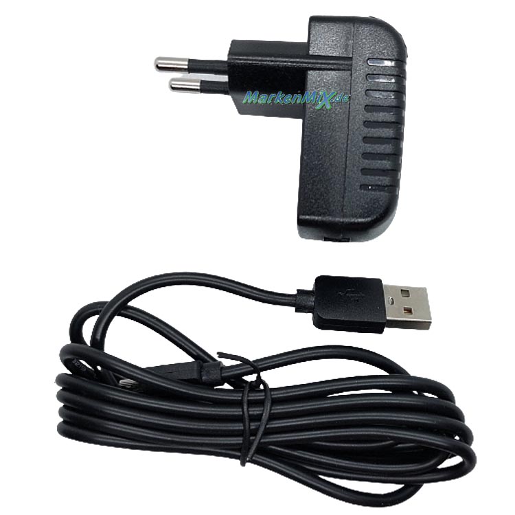RL Reality Ersatz-Anschlusskabel mit USB-Netzteil für LED Serie Krail Stecker-Treiber zu Schreibtischleuchte R52781242 Ersatzteil Reality-RL-Trio-Lighting Arnsberg Netzteil Dong Guan GaoYi RS RSS1002-050050-W2E-W USB-Adapter 4017807433685