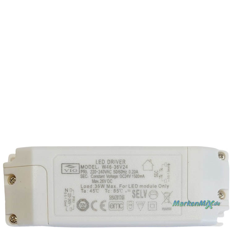 Trio Ersatz-Treiber zu Leuchten Serie Fiato 36W LED Driver für Pendelleuchte 352011117 / 352091117