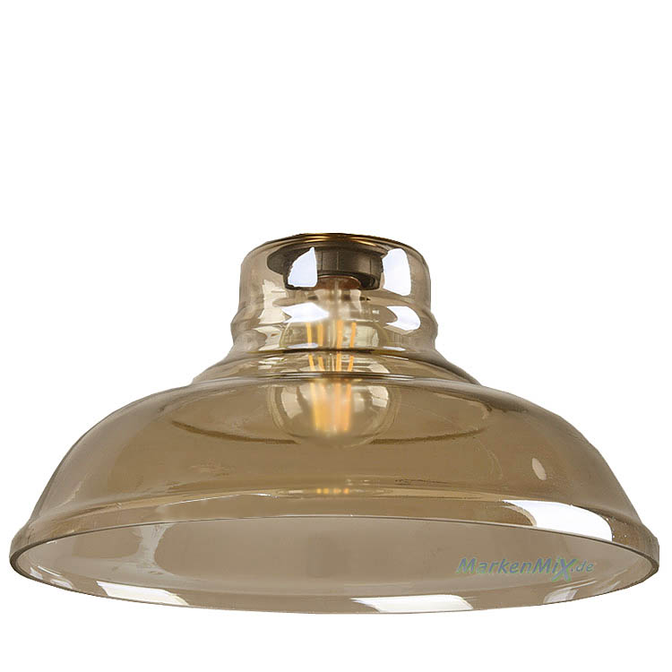 RL Reality Leuchten Ersatzglas G3073-13 Glasschirm amberfarbig Ø 28cm für Pendelleuchte Aldo R30731004 amber Ersatzschirm Glasglocke zu 4017807465969 Trio-Lighting Arnsberg Reality Leuchten 4017807465945