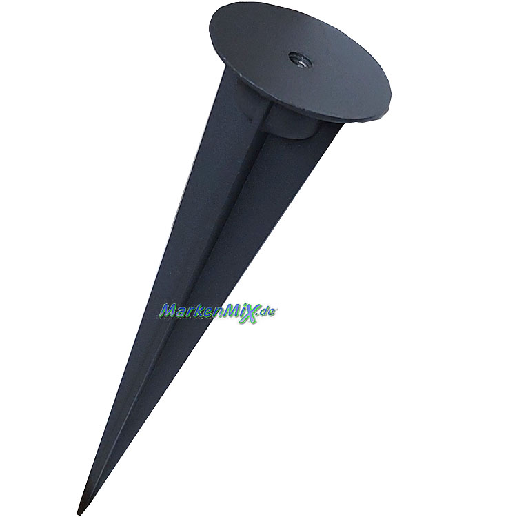 Trio Leuchten Erdspieß Metall anthrazit für Außenleuchten Spot Ubangi 800260142 / 800260342 Ersatzteil für Trio-Lighting Arnsberg