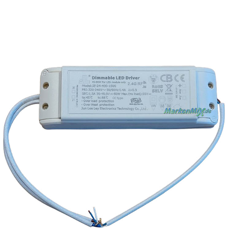 Trio Leuchten Ersatz-Treiber JLL JZ-24-400-1500 Driver für LED Serie Costa 60W zu Deckenleuchte 633510131 Netzteil Ersatzteil Trio-Lighting Arnsberg  Netzgerät 4017807653557