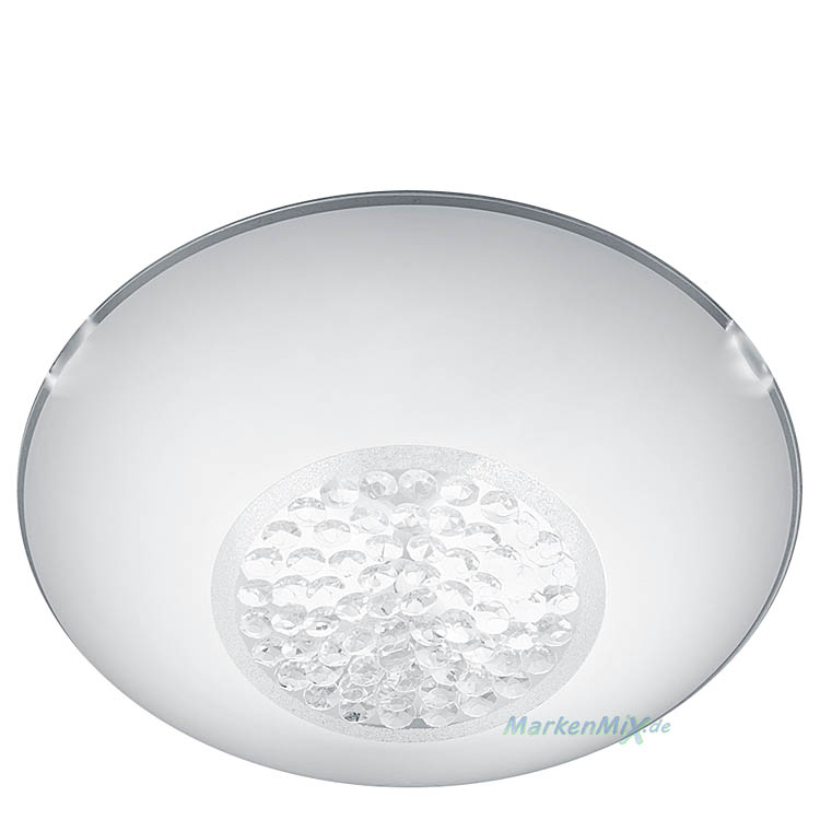 Trio Ersatzglas Ø 25cm Glasschirm weiß / klar für Deckenleuchte Cormint 604000106 Glasschale Glasteller CORMINT 4017807295689 Ersatzteil  Trio-Lighting Arnsberg 