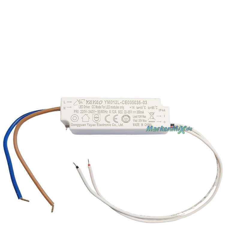 Trio Leuchten Ersatz-Treiber Yayao YM012L-CE03535-03 Trafo für LED Serie Fabio 12W Driver zu