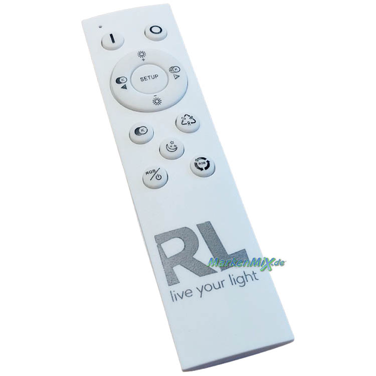 RL Reality Leuchten Ersatz Fernbedienung 93874RD für LED Serie Samba Stehleuchte R43411132 Ersatzteil Reality-RL-Trio-Lighting Arnsberg 4017807653229