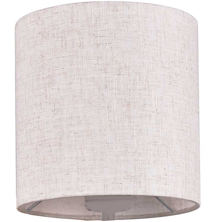 Trio Leuchten Ersatzschirm S21281-01 Stoffschirm Ø 18cm für Wandleuchte Nilam Lampenschirm weiß für 212879236 Ersatzschirm