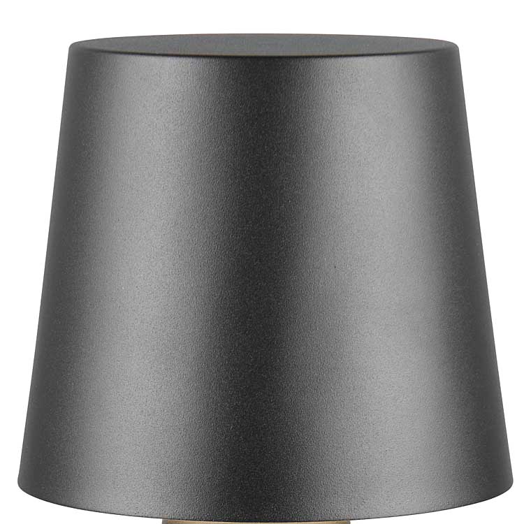 Trio Leuchten Ersatz-Schirm Ø 16cm Metall schwarz für Tischleuchte Nubian 562900132 Ersatzteil Trio-Lighting Arnsberg 4017807616132