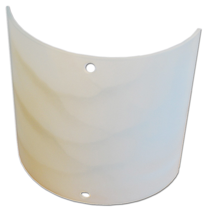 Trio Ersatzglas 9327-01 Glas 20x20cm alabaster weiß für Wandleuchte MARTA 2523011-01, 4017807094756