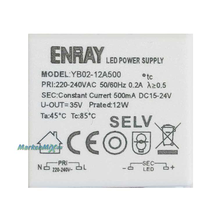 Trio Ersatz-Treiber zu Leuchten Serie Raglan 12W LED Driver für Tischleuchte 248570131 / 248570132